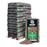 GALAMIO Kiefernrinde Kiefernmulch Rindenmulch Rinde Mulch Garten Dekor Pinus Sylvestris Natur Wald Kiefer Fein 10-20mm 60l x 39 Sack 2.340l / 1 Palette Paligo