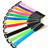 VALICLUD 20St Verpackung Fester Riemen Bag Straps taschengürtel Power Cord Power Schnur Luggage Strap wiederverwendbarer Gurt geschnallter Aufkleberriemen Riemen Aufkleber Gepäckband Black