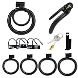 QiKKago Männliche atmungsaktive Fitness Neuheit Schutzkäfig Zubehör, 4 Größen von Ring Zubehör - K + 18.3