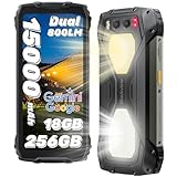 Blackview BV7300 Outdoor Handy, 15000mAh, 18GB+256GB(2TB), Dual 800LM Campinglicht, 6.67' 90Hz Display, Outdoor Smartphone Ohne Vertrag Android 14, NFC/50MP+32MP+Nachtsehen 20MP/Corning Glas/GPS