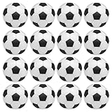 Naissgo 16 Stück Tischfußball Kickerbälle, Tischfussball Bälle Ersatzbälle, Tischfußball Kugeln Mini Ball (32MM/ 36MM)