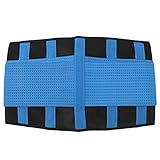 Psytfei Rückenbandage, Stützgürtel, Flexibel, Atmungsaktiv, Taillenschutz Für Rückenschmerzen, Ischias, Skoliose, Erholung, Bauch- Und Beckengürtel, Wear Abnehmen(Blau)