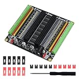 FREENOVE Universal Breakout Board Compatible with Arduino Nano Micro Raspberry Pi Pico 1 2 W ESP32 ESP8266, Terminal Block Shield HAT with Pin Header, GPIO Status LED, 5 V 3.3 V