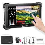 Desview R7III Kamera Field Monitor 7 Zoll, 2800 nits Touchscreen Full HD 160° Ansicht Winkel 4K HDMI mit 3D LUT DCI-P3 Wellenform Histogramm Peaking Focus Full Funktion für DSLR Camcorder