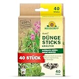 Neudorff Azet DüngeSticks für Kräuter – Bio Kräuterdünger sorgt für kräftiges Wachstum und aromatische Kräuter mit 2 Monaten Langzeitwirkung, 40 Stück
