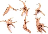 Ymhapp 1 x natürliches Aquarium-Treibholz, Zweige aus Holz, Aquariumstamm, Treibholz, Dekoration, Pflanzenstumpf, Aquarium-Dekoration, thematische Ornamente, verschiedene Größen (8–10 cm)