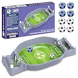 Interaktives Tischfußballspiel mit 8 Fußbälle, Mini Tischkicker Kinder, Mini Tischkicker Desktop Spielzeug Tisch Fußball Kit, Mini Tischkicker Interaktives Tischkicker Party für Kinder Erwachsene
