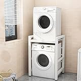 Halterung für Trockner, Trommel, Waschmaschine, platzsparendes Aufbewahrungsregal für Waschmaschine, Regal für Wohnzimmer, Bad, Küche, Balkon, 3 Höhen