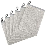 COZYMIRE Waschlappen Baumwolle Waschhandschuh Set Weich Starke Wasseraufnahme 15x21cm Ideal Waschhandschuhe Frottee für Gesicht Perfekt Handtuch für Trockener Fettiger und Empfindlicher Haut-017