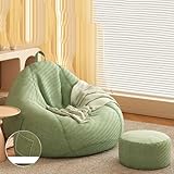 GWFBLID Gaming Sitzsack XXL aus Technisches Tuch Sitzsäcke mit Abnehmbarer Bezug Sitzsack Lounge Sofa Gaming Sessel für Erwachsene & Teenager Komfortabler Bean Bag Sitzsack Erwachsene