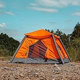 Outdoor Aufblasbares Zelt für Camping - Automatisches wasserdichtes 2 3 4 Personen Luftaufblasbares Zelt mit Luftpumpe und Tragetasche - Faltbare Hauszelte für Angeln, Winter, Sommer, Tourismus - Grün