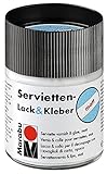 Marabu 114005843 Serviettenlack und-kleber, transparent