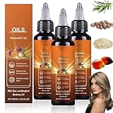 100 ml flüssiges 4-in-1-Haaröl, Bio-Haaröl, 100% natürliches Haaröl mit Rosmarin, Kürbiskernöl, das das Haarwachstum fördert, für alle Haartypen geeignet, nährt die Haarfollikel