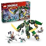 LEGO NINJAGO 2in1 Lloyds Jet-Mech - Spielzeug mit 5 Minifiguren, Drachen, Ausrüstung und fliegendem Motorrad - Geschenk für Jungen und Fans von Aufstieg der Drachen ab 9 Jahren 71845