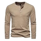 SRZYMJ Poloshirt Herren Langarm Kontrastfarbe leichtes Langarmshirt mit Tasche Polo Klassisches Herbst Winter Khaki Sommerhemd Herren Langarm Kariert XXL Tuxedo-Hemd Weisser Rock Pullover Hemd