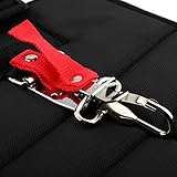 Schwarzer Komfort-gepolsterter Gürtel, Doppelter Schultergurt, Professionelles Rasenmäher-Geschirr, Freischneider, Rasentrimmer für Trimmer, Bürsten, Garten, Nylon-Passform-Set