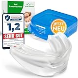 Premium Aufbissschiene gegen Bruxismus - Schnarchschiene gegen Schnarchen - Anti-Schnarch-Mundstück - BPA & Latex frei - Mundstück mit Aufbewahrungsbox - Zahnschiene, schützt den Zahnschmelz