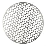 Runder Edelstahl-Grillrost, rundes Grillnetz, Drahtgeflecht, für Outdoor-Camping, Kochgeschirr, runder Grillrost (18 cm)
