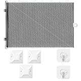 Einziehbares Treppenschutzgitter für Baby,Treppenschutzgitter Ausziehbar ohne Bohren,ausziehbares Babyabsperrgitter,Türschutzgitter Ausziehbar für Babys,für Babys und Haustiere(68 x 125 cm)