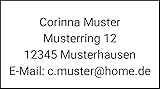 Adressaufkleber 195 Stück 38x21,2mm. Personalisiert mit Ihrem Wunschtext. Adressetiketten für jeden Anlass und Zweck