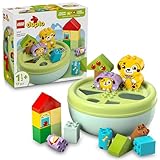 LEGO DUPLO Formsortierer: Welpenhaus - Lernspielzeug für Kleinkinder - Montessori Spielzeug mit Tierfiguren - Feinmotorik fördern mit Hundefiguren - Farben Lernen für Kinder ab 18 Monaten - 10441