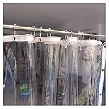 XINYUL Mit Ösen Windschutzscheibe Für Den Garten Plane Transparent 0,35 Mm PVC Pflanzenschutzdach Zum Vorhang Gewächshaus Terrasse (0.6 X 1.5 m)