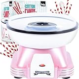 Gadgy Zuckerwattemaschine für zuhause - Zuckerwatte Maschine für Zucker oder Bonbons - Cotton Candy Machine - Zuckerwatte für Kinderfest, Geburtstag und Party - Rosa