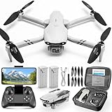 Jiakora Drohne mit Kamera für Kinder und Erwachsene, WiFi FPV Bürstenlosem Motor RC Drohne, Quadcopter mit 2 Akku, Flughöhe halten, faltbare Mini Drone Spielzeug Geschenk für Anfänger, Jungen Mädchen