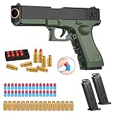 Fetinar Spielzeug Pistole,Soft Foam Bullet Blaster Toy, manuelles Nachladen, automatischer Auswurf von Bullet Cases für Lernspielzeug, Pistolenmodell für 12+ Kindergeschenke