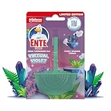 WC-Ente Aqua Turquoise Einhänger, WC-Duftspüler, Virtual Violet Duft, (1x36g)