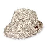 Sterntaler Strohhut meliert - klassischer Sommerhut mit Ripsband - Unisex Sonnenkappe - Baby und Kinder Kopfbedeckung - sand, Größe 51