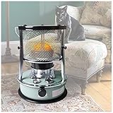 Tragbare Petroleumheizungen, Notfallheizung für Stromausfall, Edelstahl-Ölheizung, energiesparend, nicht elektrische Heizungen, geeignet für Camping im Freien (Farbe: Grün)