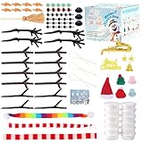 Kids Art Crafts, Ultra Light Modeling Clay, Christmas Craft Kit, Building Supplies, Safe Kids Modeling Clay, Creative Holiday Activities, Easy Clay Crafts, Soft Clay for Kids