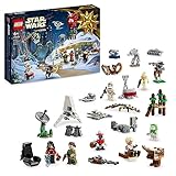 LEGO 75366 Star Wars Adventskalender 2023, Weihnachtskalender mit 24 Geschenken, darunter 9 Figuren, 10 Fahrzeug-Spielzeuge und 5 Mini-Modelle, Advents-Geschenk zu Weihnachten für Kinder und Fans