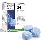 24 x 3 phasen kaffeemaschine reinigungstabletten Kompatibel mit Jura Kaffeemaschinen und allen Haushaltsgeräten,Löst Kaffeeöle, Schmutz und Rückstände, Ersatz für jura reinigungstabletten 25045,