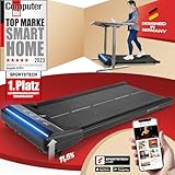 Sportstech Laufband Walking Pad für Zuhause, mit manueller Steigung, Walking Pad bis 6 km/h, Treadmill bis 12km/h, App, Fernbedienung, kompakt, LED (sWalk Lite)