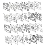 PRETYZOOM 24St Wandaufkleber aus Backsteinfliesen künstliche pflanzen wohnkultur Heimdekoration kitchen tiles küchendekoration Aufkleber abziehen und aufkleben Wandaufkleber für die Küche
