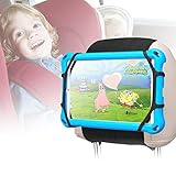 ViWaVee Tablet Halterung Auto, Tablet Halter Kopfstütze, Dehnbarer, Rutschfester Silikon KFZ-Kopfstützenhalterung für iPad/Kindle Fire und Alle 7 bis 10,9 Zoll Tablets.