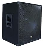 E-Lektron SUB-Q45A PA-Subwoofer Aktiv 18'/45cm Bass Lautsprecher Box mit integrierter Endstufe1000W-Peak