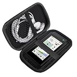 Blueshaweu GPS Tasche Kompatibel für Garmin eTrex Touch - Schutzhülle mit Platz für Ohrhörer, USB-Kabel & Speicherkarte – Kompatibel mit Garmin eTrex Touch (schwarz)