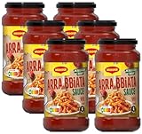 MAGGI Pasta Sauce Arrabbiata Nudelsauce mit natürlichen Zutaten, scharf, 6er Pack (6 x 500g)