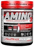 3L- Aminosäuren Komplex hochdosiert, 18 natürliche hochkonzentrierte & bioaktive Amino Tabletten mit BCAA ohne Kapsel -Gelatine, 1000 Tabletten Aktionsgroßpackung ALPHAPOWER FOOD