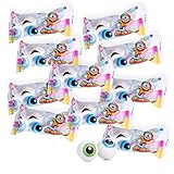 ZED Glubscher Kaugummis 10x 2er Pack – Fruchtige Kaugummis mit flüssigem Kern (Gesamt 170g) – Gruseliges Augapfel-Design – Für Halloween, Candy Bars, Kindergeburtstag, Partytüten und als Mitgebsel