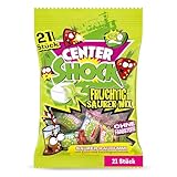 Center Shock Sour Mix, Packung mit 21 extra-sauren Kaugummis, verschiedenen Sorten mit Cola- & Frucht-Geschmack, geeignet für Geburtstag, Weihnachten & Halloween, 84g