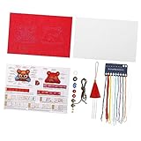 FOMIYES 3 Sätze Jahr des Tigerbeutels die chinesen tiermotive ideas decor Charme Perlen weihrauchkapseln dekoratives Säckchen Beutelanhänger selber machen Bettwäsche aus Baumwolle rot