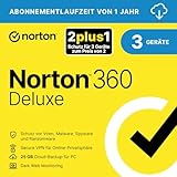 Norton 360 Deluxe 2025 2plus1 | 3 Geräte| 1 Jahr | Aktivierungscode per Email