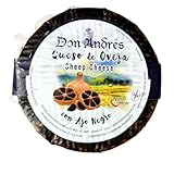 Spanischer Schafskäse mit schwarzem Knoblauch, Queso de Oveja con Ajo Negro, 390 g Laib