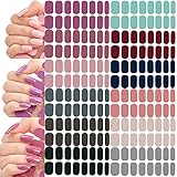 NAILDOKI Nagelfolie, Nagelsticker Nagelkunst Sticker Nail art Selbstklebend, Maniküre Sticker Schöne Mode DIY Dekoration