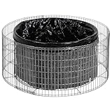 bellissa ‎‎– Gabionen-Hochteich Bausatz mit 160 L Füllvolumen rund 92x92x40 cm – Garten Zubehör DIY-Kit mit Gabionen, Teichfolie und Trenn-Vlies - Wetterfest & langlebig für Zierteiche & Biotope