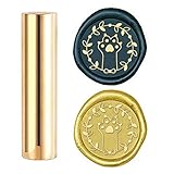 craspire Wax Seal Stempel Cat Paw In Garland, Versiegelung Wachs Stempel Tier Mini Messing Stempel Pistole Wachs Siegel 15mm Für Umschlag Einladung Hochzeit Verschönerung Flasche Dekoration